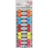 BLOSSOM - Hair Accessories Hair Knockers 10PCs ORG/SKY/RED/YEL/HPIN #PPP01-09M5 -Zoe Beauty Supply Shop PPP01 09M5