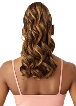 OUTRE - PRETTY QUICK - DRAWSTRING PONY - DORY - HT -Zoe Beauty Supply Shop PQDPDOR Dory DRST Honey Brown Back