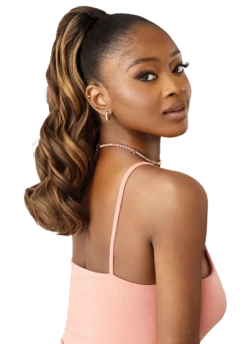 OUTRE - PRETTY QUICK - DRAWSTRING PONY - DORY - HT -Zoe Beauty Supply Shop PQDPDOR Dory DRST Honey Brown Main