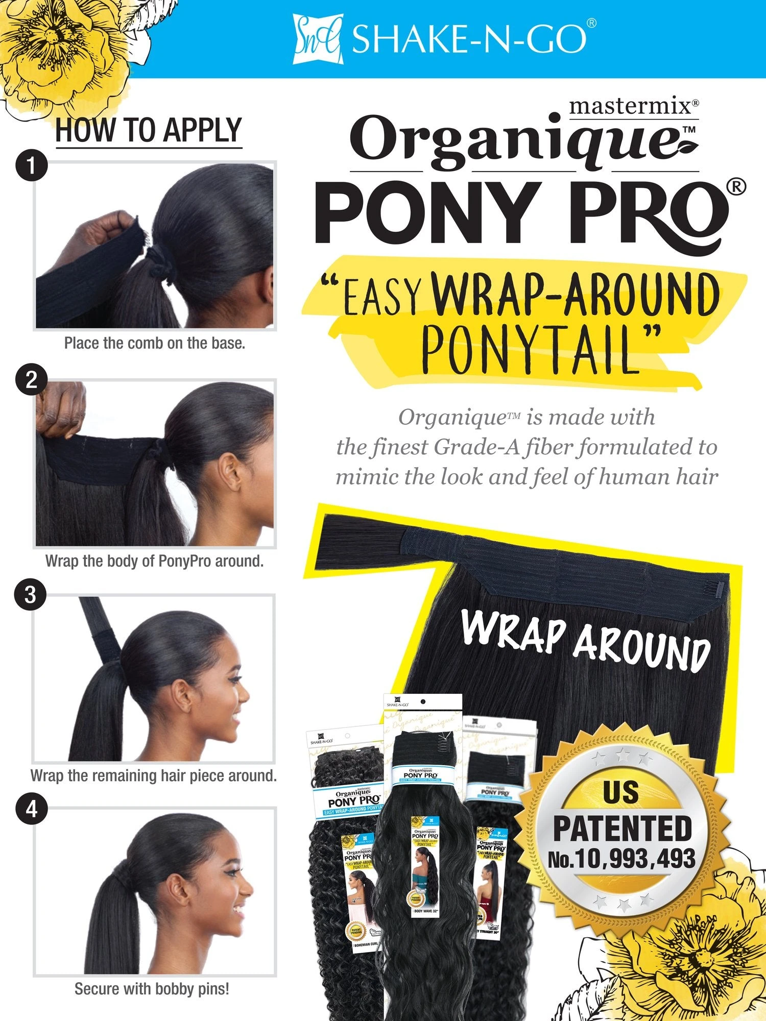 ORGANIQUE - CRIMPED 36" PONY PRO 4 ORGANIQUE - CRIMPED 36" PONY PRO - Image 4