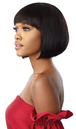 OUTRE - FAB & FLY FULL CAP WIG - HH - BLOSSOM WIG (HUMAN) 11 OUTRE - FAB & FLY FULL CAP WIG - HH - BLOSSOM WIG (HUMAN) -Zoe Beauty Supply Shop QHFBLO Blossom Natural Brown Left