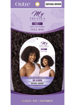 OUTRE - MYTRESSES - PURPLE LABEL - FULL CAP WIG - HH - GIANNI (HUMAN) -Zoe Beauty Supply Shop QHMPPGIA 6