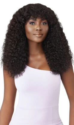 OUTRE - MYTRESSES PURPLE LABEL FULL CAP WIG W&W HH-NATURAL CURLY 20" -Zoe Beauty Supply Shop QHMPPWNC20 WW Natural Curly 20 Sub A