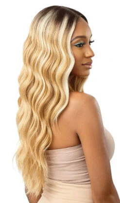 OUTRE - LACE FRONT WIG - COLORBOMB - CHARLESTON - HT -Zoe Beauty Supply Shop QLCBCHR Charleston DRP4 Vanilla Fudge Right