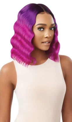 OUTRE - LACE FRONT WIG - COLORBOMB - GEMINI - HT -Zoe Beauty Supply Shop QLCBGEM Gemini 3DR Violet Orchid Sub E