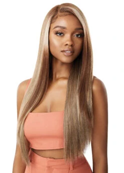 OUTRE - LACE FRONT WIG - COLOR BOMB - KOURTNEY -Zoe Beauty Supply Shop QLCBKOU 3