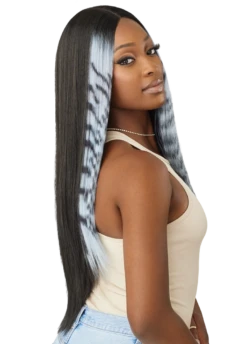 OUTRE - LACE FRONT WIG - COLORBOMB - TYGRA - HT 24 OUTRE - LACE FRONT WIG - COLORBOMB - TYGRA - HT -Zoe Beauty Supply Shop QLCBTYG Tygra DRFF Blue Tiger Main B