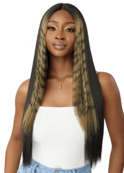 OUTRE - LACE FRONT WIG - COLORBOMB - TYGRA - HT 28 OUTRE - LACE FRONT WIG - COLORBOMB - TYGRA - HT -Zoe Beauty Supply Shop QLCBTYG Tygra DRFF Camo Green Tiger Sub D