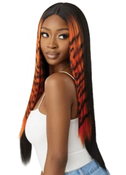 OUTRE - LACE FRONT WIG - COLORBOMB - TYGRA - HT 27 OUTRE - LACE FRONT WIG - COLORBOMB - TYGRA - HT -Zoe Beauty Supply Shop QLCBTYG Tygra DRFF Orange Tiger Main C