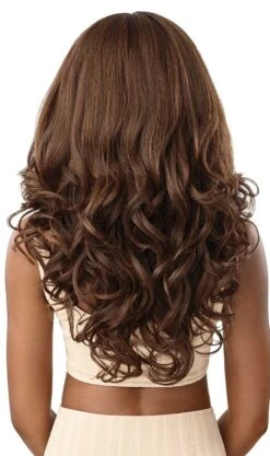 OUTRE - 360 LACE WIG KALINDA (BLENDED) -Zoe Beauty Supply Shop QLHBOKAL Kalinda DR2 Chocolate Swirl Back