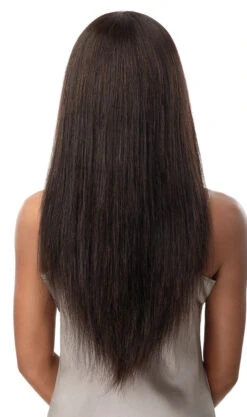 OUTRE - MYTRESSES BLACK LACE FRONTAL WIG 13X4-HH-VIRGIN STRAIGHT -Zoe Beauty Supply Shop QLHMBVS26 Virgin Straight 26 Back