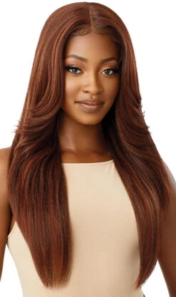 OUTRE - LACE FRONT WIG KIMORA HT -Zoe Beauty Supply Shop QLKIM Kimora Ginger Brown Main