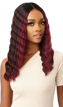 OUTRE - LACE FRONT WIG - LUCY -Zoe Beauty Supply Shop QLLUC Lucy DRFF Black Cherry Sub A