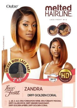 OUTRE - QL - MELTED HAIRLINE - DELUXE WIDE LACE PART - ZANDRA - HT -Zoe Beauty Supply Shop QLMHDZAN 8