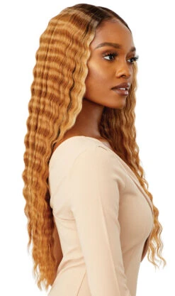 OUTRE - LACE FRONT WIG MELTED HAIRLINE LILYANA HT -Zoe Beauty Supply Shop QLMHLIL Lilyana DRFF4 Strawberry Gold Right