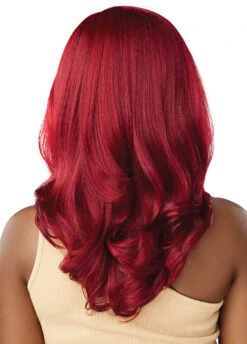 OUTRE - LACE FRONT WIG - MELTED HAIRLINE - RUBINA - HT -Zoe Beauty Supply Shop QLMHRUB Rubina Spicy Red Back
