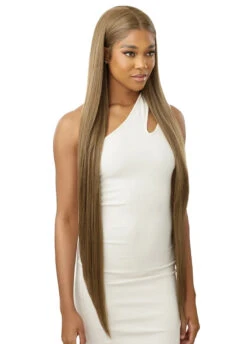 OUTRE - LACE FRONT WIG - MELTED HAIRLINE - KAYMORE - HT -Zoe Beauty Supply Shop QLMH Kaymore Ash Brown Right