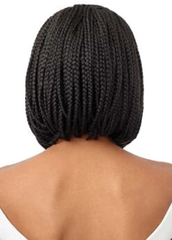OUTRE - 4X4 LACE FRONT WIG - BOX BRAID BOB 12" -Zoe Beauty Supply Shop QLOBBB12 4