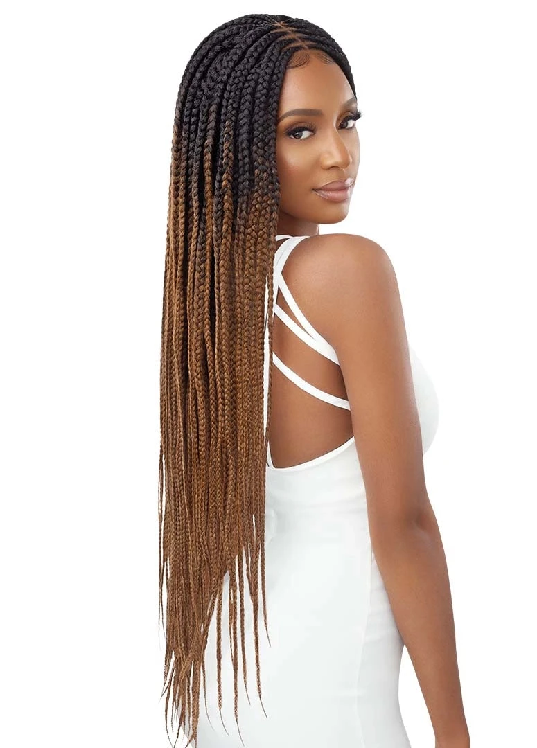 OUTRE - 4X4 LACE FRONT WIG-MIDDLE PART FEED-IN BOX BRAIDS 36" 2 OUTRE - 4X4 LACE FRONT WIG-MIDDLE PART FEED-IN BOX BRAIDS 36" - Image 2