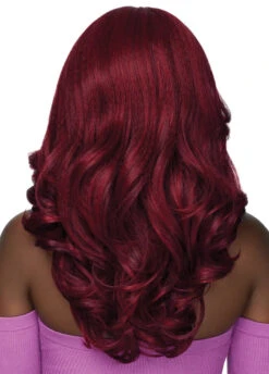 OUTRE - LACE FRONT WIG-PERFECT HAIR LINE13X4-SWOOP SERIES - SWOOP 2 - HT -Zoe Beauty Supply Shop QLPH SS Swoop 2 Burgundy Flame Back