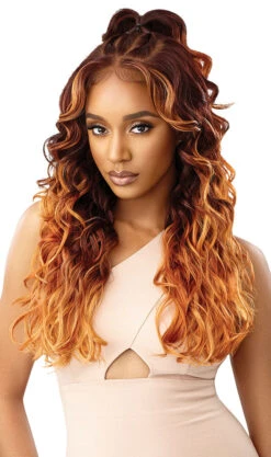 OUTRE - LACE FRONT PERFECT HAIR LINE 13X6 WIG ANNALISE -Zoe Beauty Supply Shop QLPHANN Annalise DRFF Ginger Mahogany Sub A