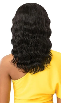 OUTRE - THE DAILY WIG - HH OCEAN BODY 16" WIG (HUMAN HAIR) -Zoe Beauty Supply Shop QLPHDOB16 Ocean Body 16 Natural Black Back
