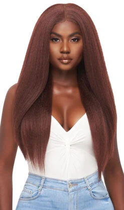 OUTRE - LACE FRONT WIG - PERFECT HAIR LINE 13X6 FAUX SCALP - KATYA 24 OUTRE - LACE FRONT WIG - PERFECT HAIR LINE 13X6 FAUX SCALP - KATYA -Zoe Beauty Supply Shop QLPHKAT Katya Havana Brown Main
