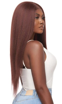 OUTRE - LACE FRONT WIG - PERFECT HAIR LINE 13X6 FAUX SCALP - KATYA 23 OUTRE - LACE FRONT WIG - PERFECT HAIR LINE 13X6 FAUX SCALP - KATYA -Zoe Beauty Supply Shop QLPHKAT Katya Havana Brown Right