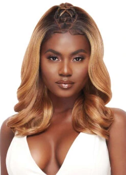OUTRE - LACE FRONT WIG - PERFECT HAIR LINE 13X4 FAUX SCALP - ELLA -Zoe Beauty Supply Shop QLPHLFELL 3