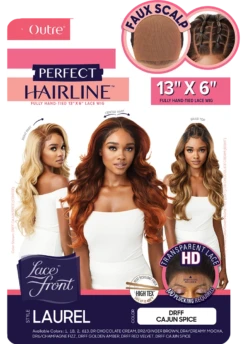 OUTRE - LACE FRONT WIG - PERFECT HAIR LINE 13X6 FAUX SCALP - LAUREL -Zoe Beauty Supply Shop QLPHLFLAU 6