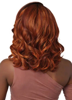 OUTRE - LACE FRONT WIG - PERFECT HAIR LINE 13X4 - JEANNIE -HT -Zoe Beauty Supply Shop QLPHLJEA Jeannie DRFF4 Copper Balayage Back