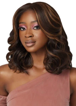 OUTRE - LACE FRONT WIG - PERFECT HAIR LINE 13X4 - JEANNIE -HT -Zoe Beauty Supply Shop QLPHLJEA Jeannie DRST Chocolate Swirl Sub A