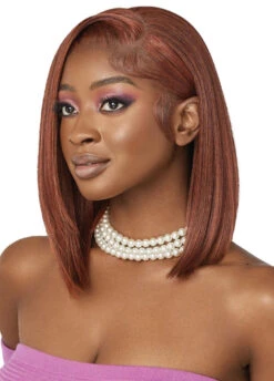 OUTRE - LACE FRONT WIG-PERFECT HAIR LINE 13X4-SWOOP SERIES - SWOOP 5 - HT -Zoe Beauty Supply Shop QLPHLSS Swoop 5 Ginger Spice Left