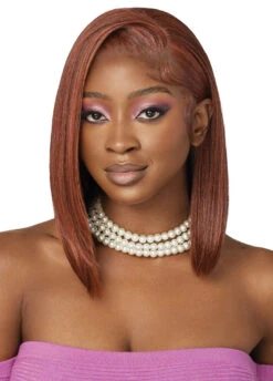 OUTRE - LACE FRONT WIG-PERFECT HAIR LINE 13X4-SWOOP SERIES - SWOOP 5 - HT -Zoe Beauty Supply Shop QLPHLSS Swoop 5 Ginger Spice Main