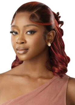 OUTRE - LACE FRONT WIG - PERFECT HAIR LINE 13X4 - ALORA - HT -Zoe Beauty Supply Shop QLPH Alora DRFF Orange Flame Sub B