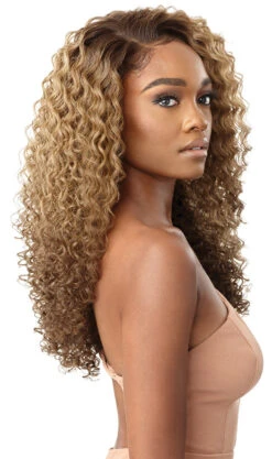 OUTRE - LACE FRONT WIG - PERFECT HAIR LINE 13X5 - DORELIA -Zoe Beauty Supply Shop QLPH Dorelia DR4 Brown Sugar Melt Right