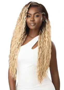 OUTRE - LACE FRONT WIG - PERFECT HAIR LINE 13X6 - TAMALA - HT -Zoe Beauty Supply Shop QLPH Tamala DRFF4 Golden Swirl Main