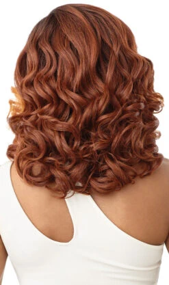 OUTRE - LACE FRONT WIG - SLEEKLAY PART - DEEP-C LACE PART - SHADORA -Zoe Beauty Supply Shop QLSLP Shadora DRFF2 Ginger Copper Back