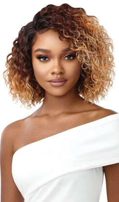 OUTRE - LACE FRONT WIG WET & WAVY STYLE JULISA HT -Zoe Beauty Supply Shop QLWJUL Julisa DR Golden Coral Main