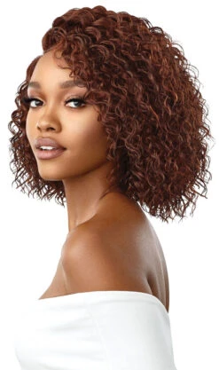 OUTRE - LACE FRONT WIG WET & WAVY STYLE JULISA HT -Zoe Beauty Supply Shop QLWJUL Julisa Ginger Brown Sub