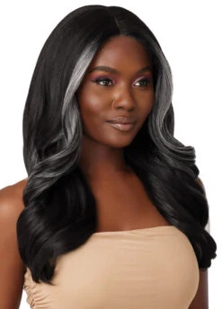 OUTRE - LACE FRONT WIG - AVANI - HT 21 OUTRE - LACE FRONT WIG - AVANI - HT -Zoe Beauty Supply Shop QL Avani DRFF Midnight Frost Right