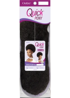 OUTRE - QUICK PONY - AFRO PUFF XL -Zoe Beauty Supply Shop QPNAFPX 6