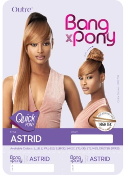 OUTRE - QUICK PONY - BANG X PONY - ASTRID - HT -Zoe Beauty Supply Shop QPNBXPAS 5