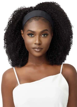 OUTRE - HUMAN HAIR HEADBAND WIG - HH-KINKY COILY 14" -Zoe Beauty Supply Shop QSHOHKC14 1