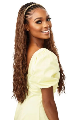 OUTRE - CONVERTI - CAP W&W WIG LET IT RIPPLE -Zoe Beauty Supply Shop QVOWLE Let It Ripple DR2 Honey Brown Sub A