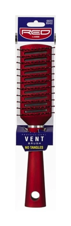 KISS - RED PROFESSIONAL VENT BRUSH -Zoe Beauty Supply Shop REDPROFESSIONALVENTBRUSH BSH02
