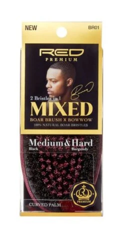 KISS - RPM M/H MIXED PALM BOAR BRUSH (BR01)