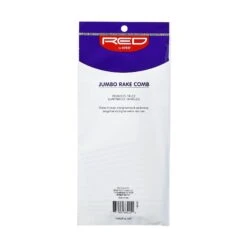 KISS - RED PROFESSIONAL JUMBO RAKE COMB -Zoe Beauty Supply Shop Red CMB08 Package Back Jul.19.2021.edited 1800x1800 568ffef1 f2f1 4bb3 886d 57c9c4b8d690