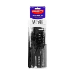 KISS - RED PROFESSIONAL 10-PC COMB SET BLACK -Zoe Beauty Supply Shop Red CMB24 Package Front Jul.19.2021.edited 1800x1800 363fd279 dd7c 4d83 8083 e804ac962bbd