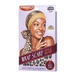 KISS - RED EDGE BAND WRAP SCARF LEOPARD -Zoe Beauty Supply Shop Red HQ143 Package Side Feb.08.2021 1800x1800 f3b8d30e dcda 4038 a060 365fbed144db